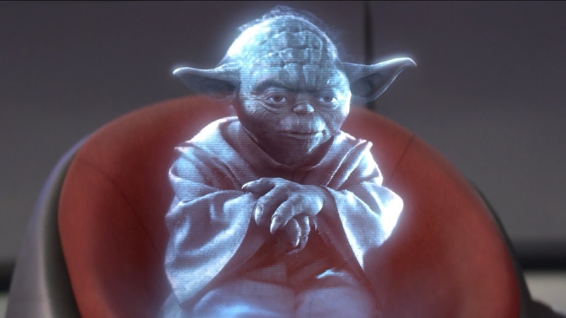 Star Wars Episode III: Revenge of the Sith, 1080P, Hologram, Star Wars, Yoda