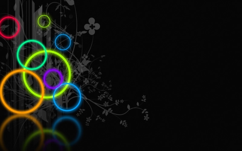 nature, digital art, computer, 720P, night, motion, light - natural phenomenon, black background, circle, studio shot, corded, multi colored, red, indoors