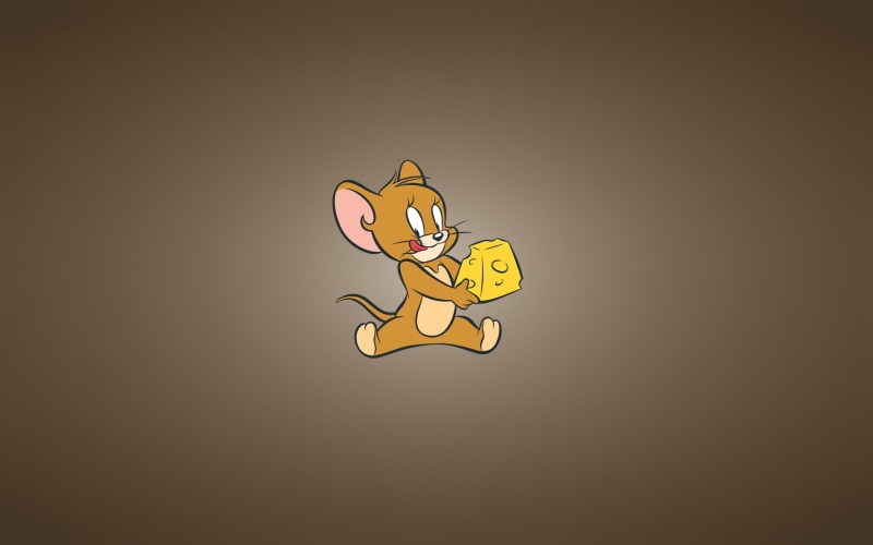 minimalism, cheese, 1080P, mouse, tom and jerry