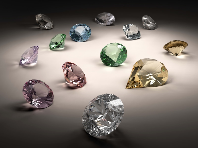 crystal, luxury, jewelry, group of objects, no people, assorted, precious Gem, ruby, diamond - gemstone, gold, shiny, bright, still life, colored, indoors