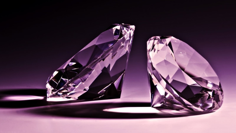 colored background, purity, diamond - gemstone, bright, fashion, transparent, black background, shiny, jewels, gemstone, jewelry, two, no people, glamour