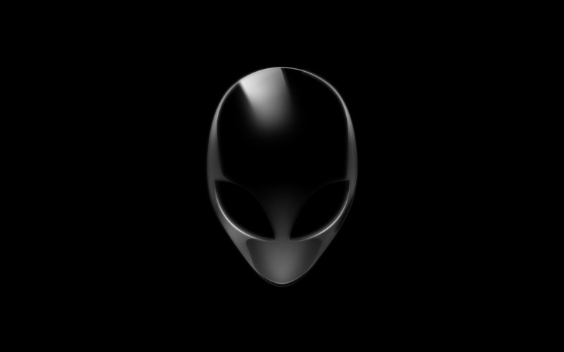 Head, studio shot, black background, Alien, precious gem, light - natural phenomenon, Dell, lighting equipment, copy space, directly above, logo, dark