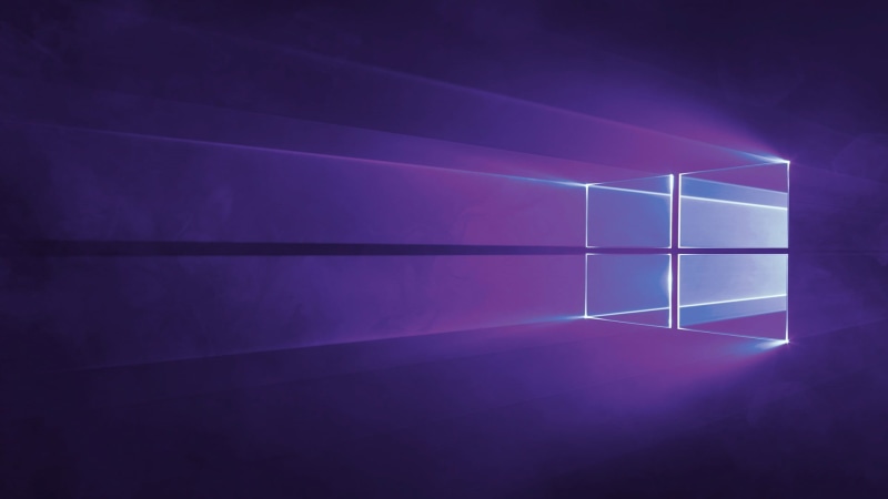 Windows 10, 1080P, purple background