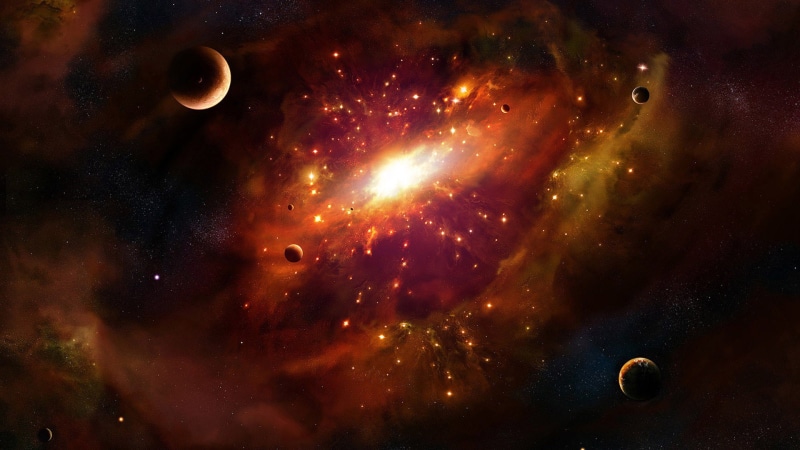 distance, vortex, 1080P, colorful, universe, space