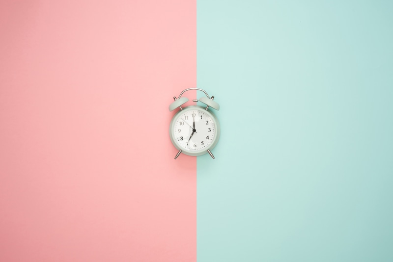 waking up, backgrounds, checking the time, timer, second Hand, wall - building feature, clock, number, accuracy, pink color, cut out, studio shot, copy space