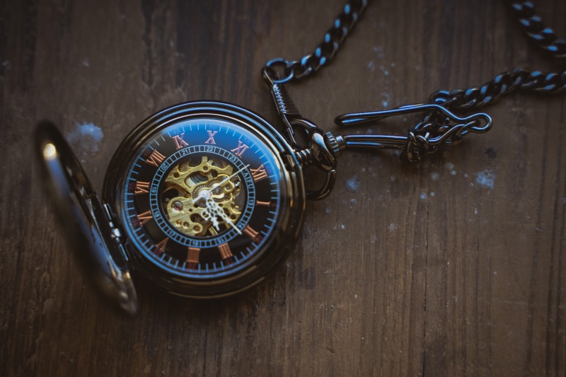 old, instrument of time, watch, pointer, wind up, 5K, no people, number, time, watches, pocket watch, gold, timepiece, nostalgia, parchment, chain, silver colored