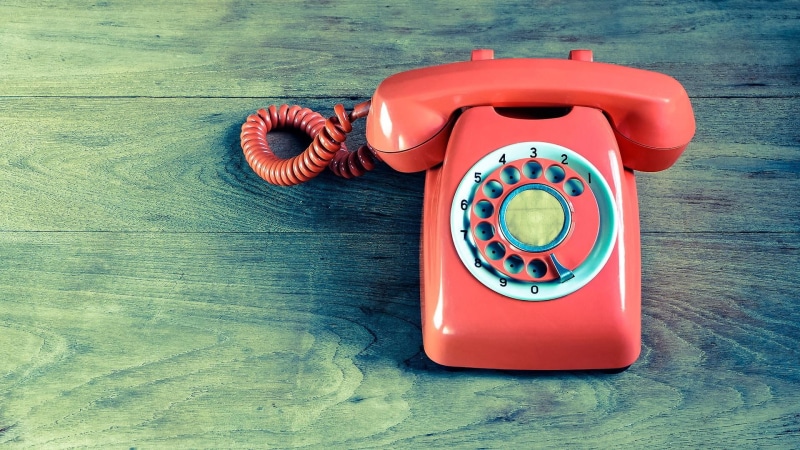 old, high angle view, still life, table, number, single object, red, retro, communication, no people, classic, telephone, telephone receiver, indoors, retro styled