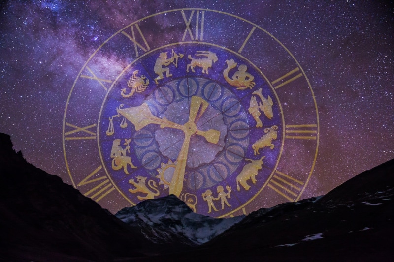 top, space, dial gold, mountain, analog, space and astronomy, time, astrology sign, 1080P, dial, illustration, science, history, night, architecture, circle