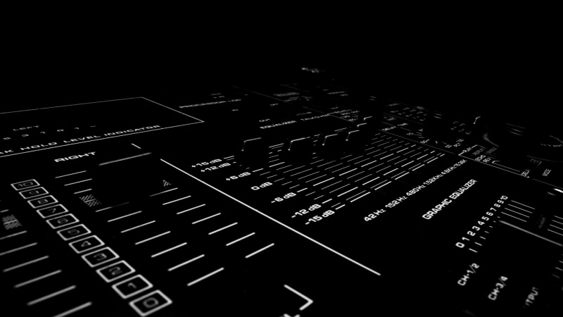 audio, black, knobs, music, board, hd, mixing, 1080P, bw, mixer