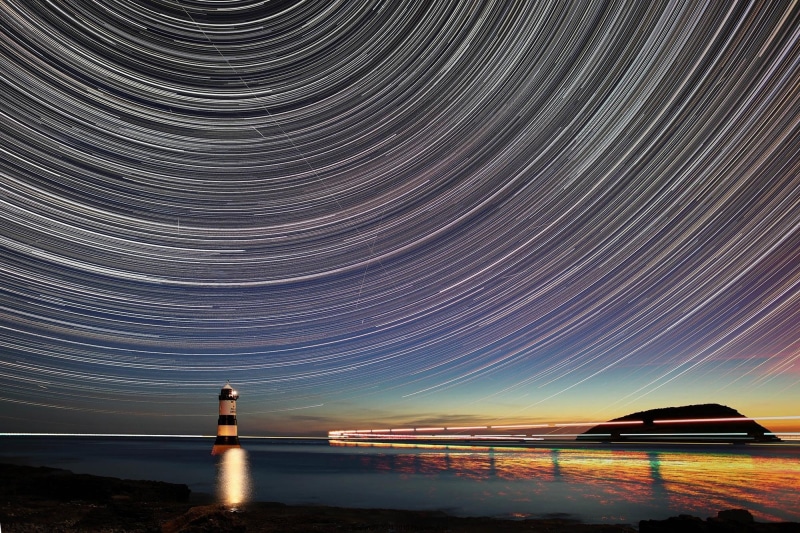 nature, 1080P, trails, space, nature and landscapes, stars, startrails