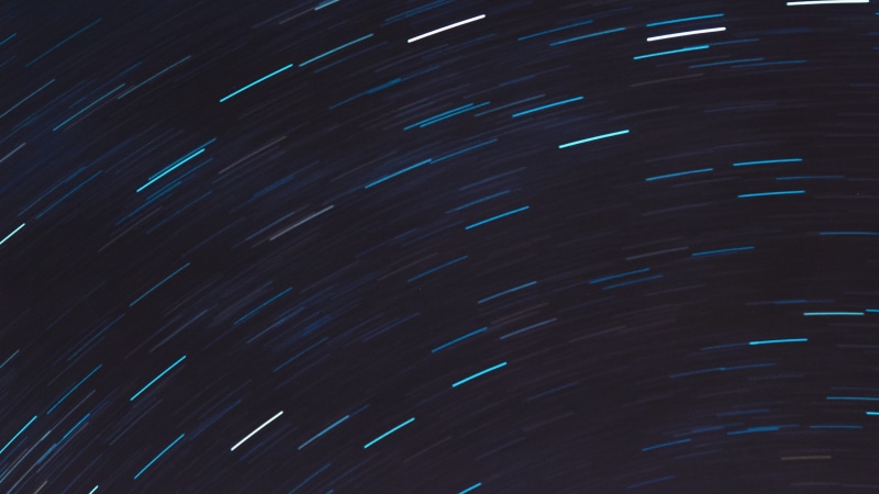 long exposure, blue, star trails, light trails, simple, stars, sky, motion blur, 4K