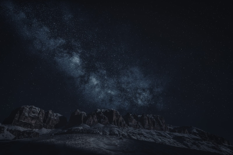 astrology, scenery, sky, night sky, exploration, stars, canion, scenic, landscape, no people, constellation, galaxy, rock formations, cosmos, scenics - nature