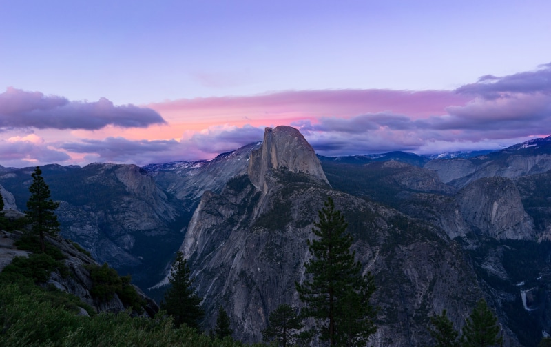 beauty In Nature, mountain Range, coniferous tree, public domain, Yosemite Valley, tranquility, travel destinations, United States, national, California
