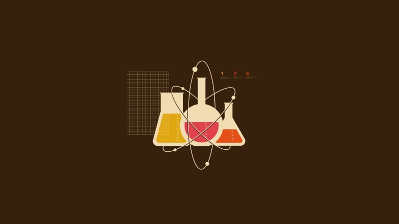 flasks, orange color, copy space, chemistry, multi colored, still life, science, minimalism, cut out, scientists, creativity, physics, studio shot, smart phone