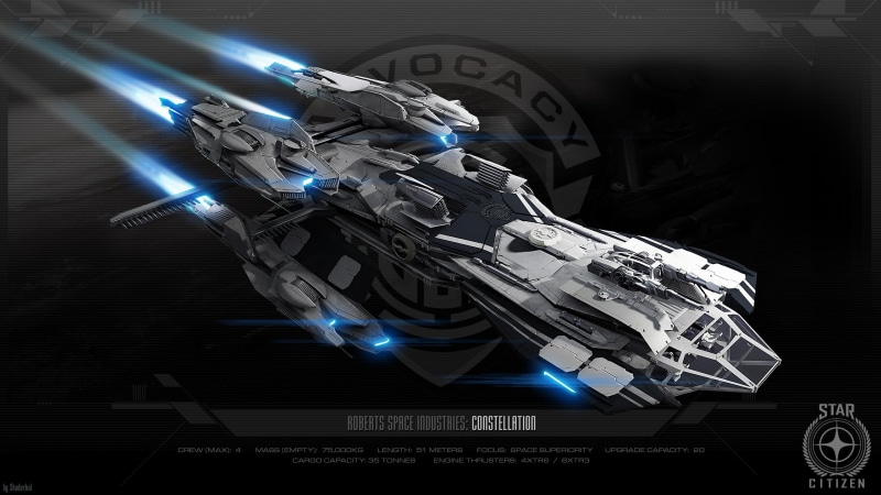communication, spacecraft, number, indoors, complexity, 2K, close-up, technology, illustration, science, citizen, star, Star Citizen, robot, futuristic