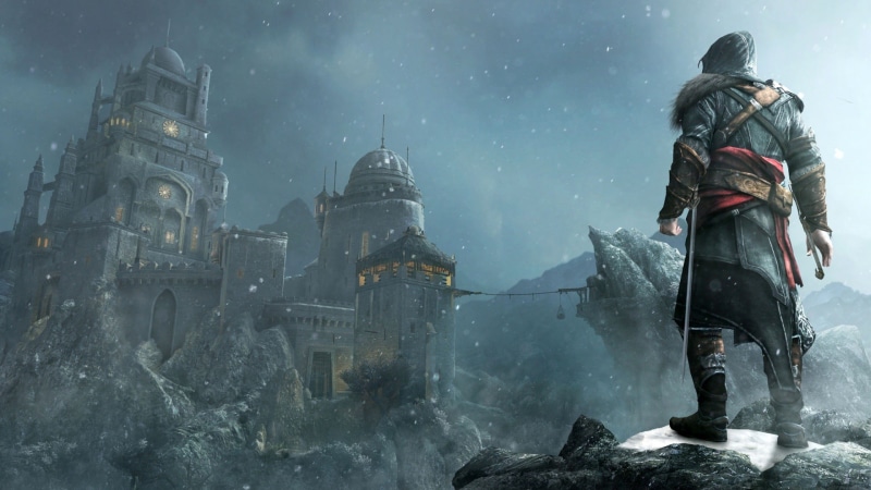 1080P, sword, warrior, snow, weapons, fantasy, creed, assassin 039 s, castle