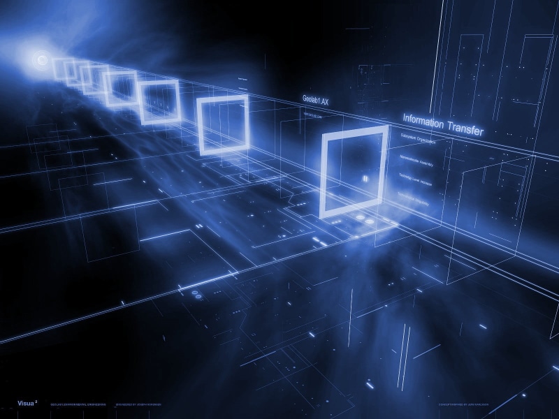 three Dimensional, internet, data, futuristic, square, illuminated, wireless technology, glowing, global communications, ideas, cyberspace, design