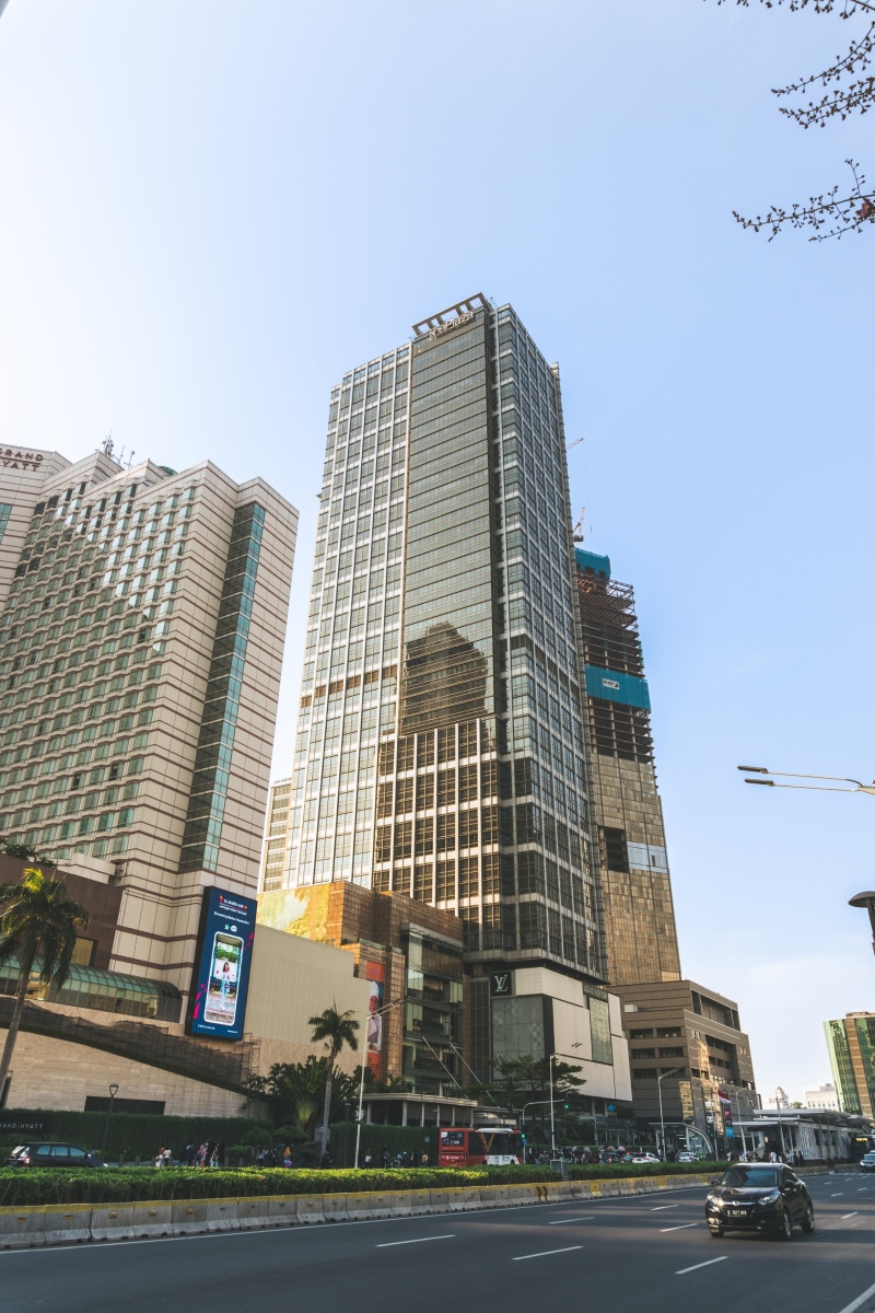 4K, skyline, Indonesia, city, building, architecture, Jakarta