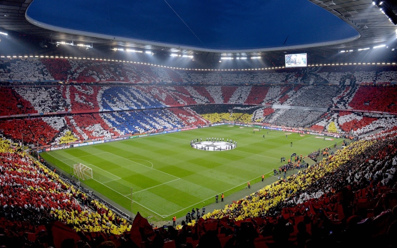 1080P, stadium, sport, UEFA Champions League, FC Bayern Munchen, Allianz Arena, football