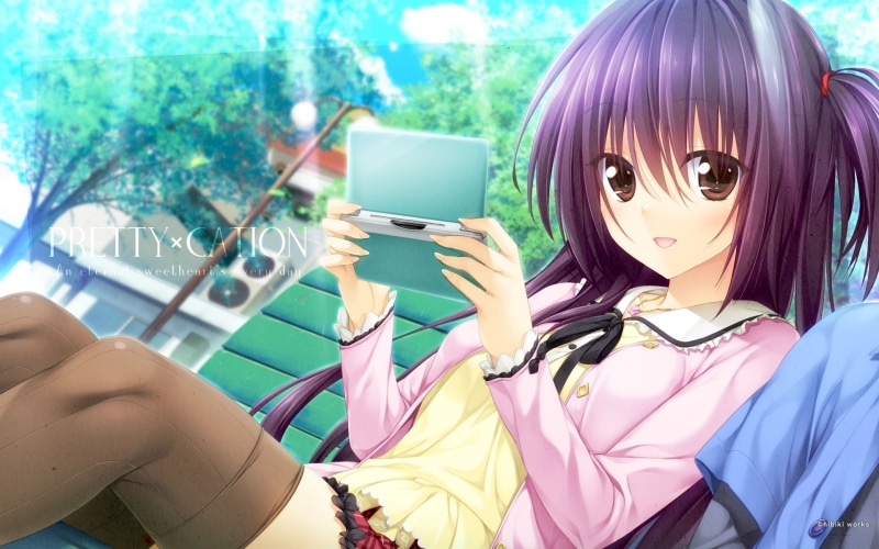 adult, holding, communication, technology, young women, 1080P, headshot, fashion, one person, anime girls, leisure activity, Pretty x Cation 2, portrait