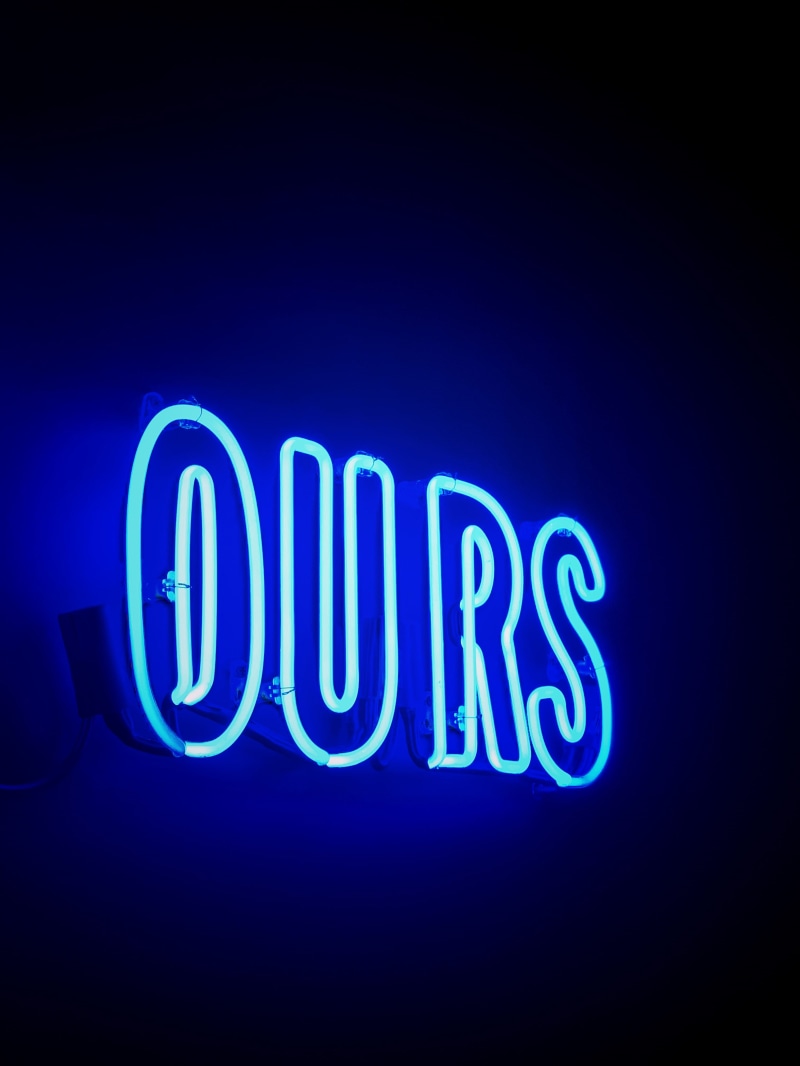 western script, neon, luminosity, dark blue, communication, illuminated, dark, single word, pergola, light fixture, torch, porch, 4K, white board, lab coat