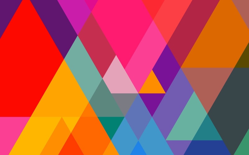 abstract, pattern, no people, multi colored, contrasts, triangle, neon colored, shape, 1080P, orange, yellow, arts culture and entertainment, triangle shape