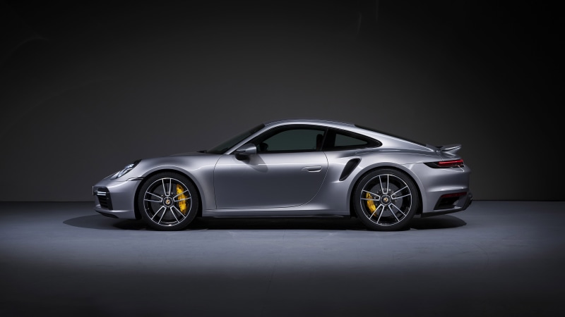 spotlights, 4K, vehicle, Porsche 911 Turbo S, car