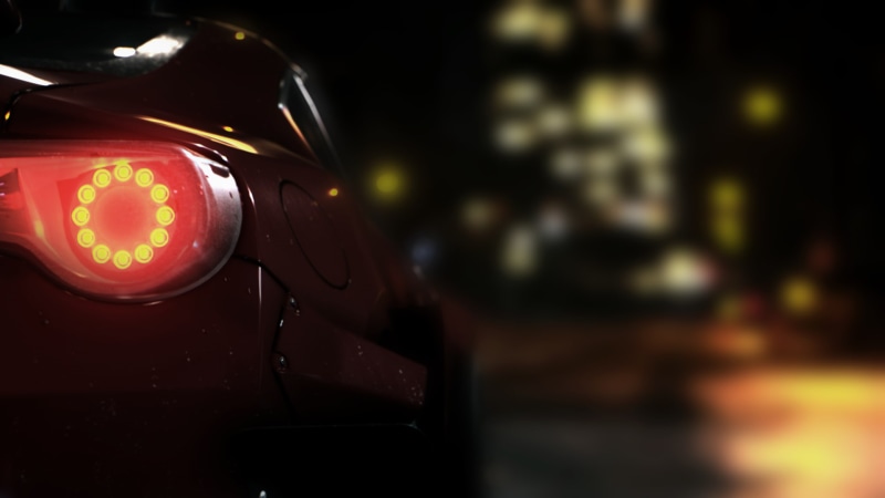 light, Subaru BRZ, light - natural phenomenon, transportation, road, street, outdoors, Need for Speed, motor vehicle, city, focus on foreground, communication