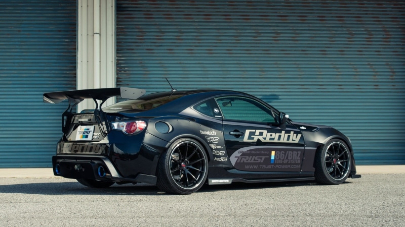 retro styled, Scion FR-S, gray, toyota, motor vehicle, Toyota GT-86, garage, blue, day, 1080P, JDM, car, street, stationary, wall - building feature, no people