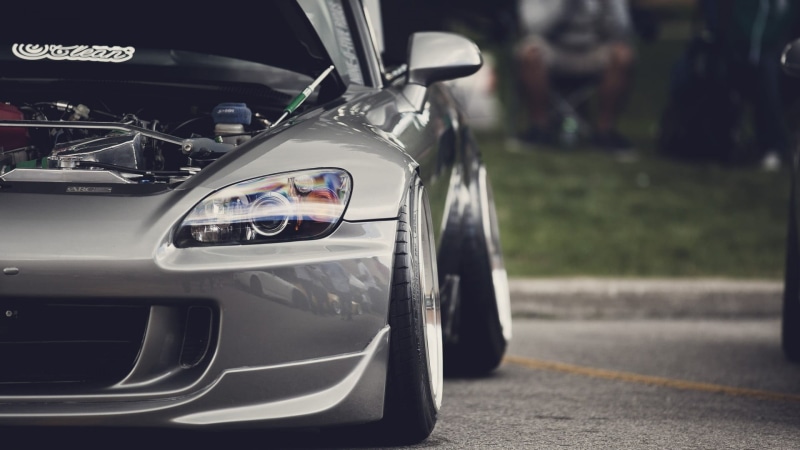 city, honda s2000, travel, day, street, wheel, 1080P, tire, mode of transportation, luxury, headlight, silver, reflection, retro styled, JDM, car, vehicle