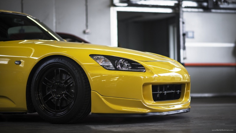 tuning, 720P, yellow cars, honda s2000, car