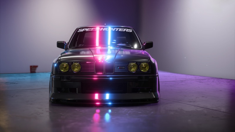 BMW, by Yannick, NFS Payback, Rendering, Lights, Payback, NFS, Auto, Concept Art, Machine, BMW M3, 1080P, BMW E30 M3, Transport and Vehicles, The front