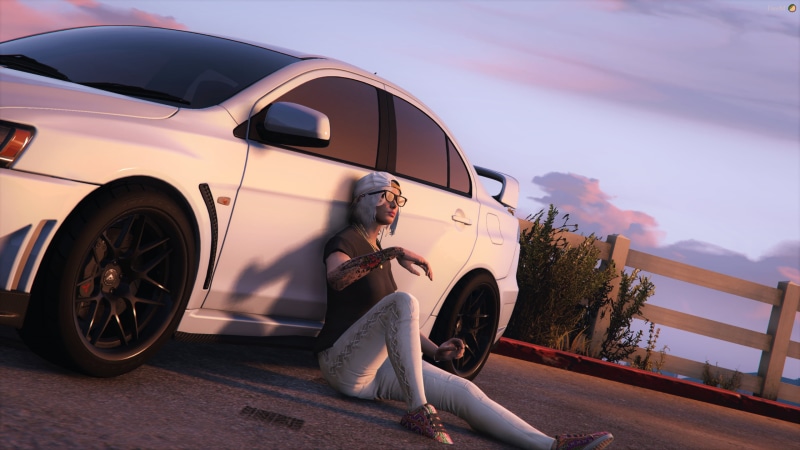 Mitsubishi Evolution, Grand Theft Auto V, FiveM, 2K, Mitsubishi Lancer Evo X
