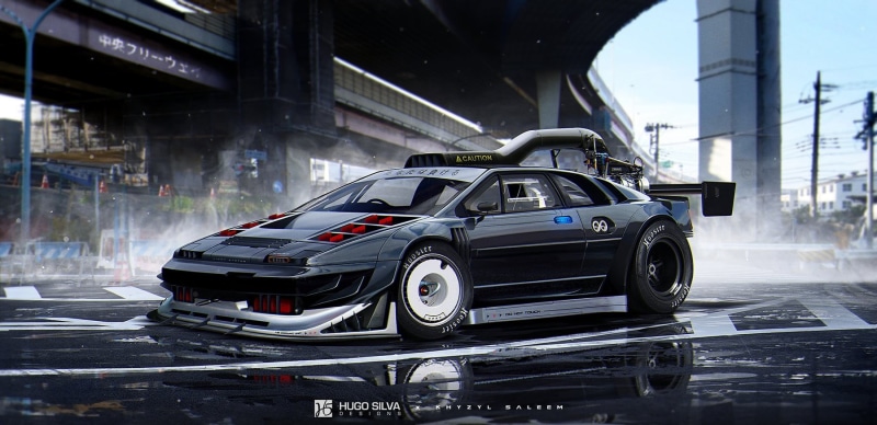 motion, street, road, driving, city life, land vehicle, bridge - man made structure, building exterior, speed, coupe, built structure, futuristic, black