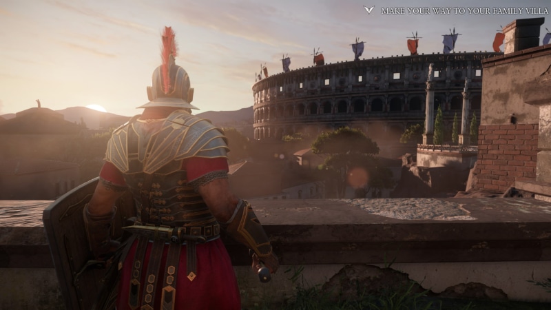 history, Ryse: Son of Rome, rear view, one person, sky, video games, standing, real people, day, Rome, sunlight, 1080P, occupation, built structure, men