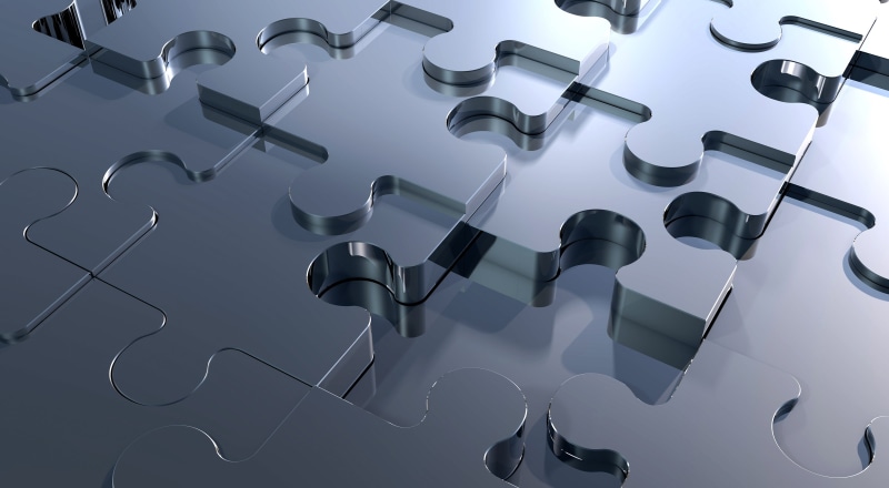 metal, piecing together, no people, 3d, glass - material, transparent, white background, together, studio shot, healthcare and medicine, puzzles, close-up