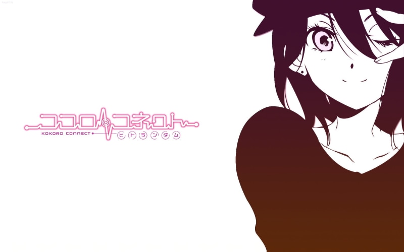 text, white background, Inaba Himeko, studio shot, real people, representation, mask, art and craft, one person, front view, anime girls, Kokoro Connect