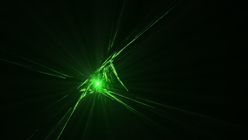 laser, black, green, beam, abstract, 1080P, cgi