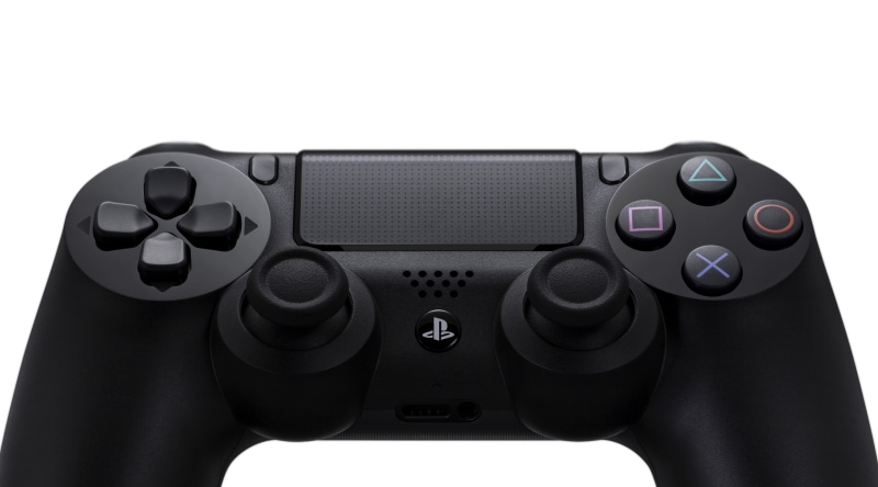 cut out, push button, view, luxury, studio shot, noise, white background, close, black, electrical equipment, playstation 4, 4K, technology, music, controller