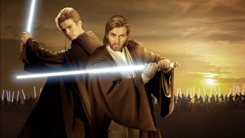 Star Wars, Ewan McGregor, Hayden Christensen, Star Wars Episode II: Attack Of The Clones, 2K, Obi-Wan Kenobi, Anakin Skywalker