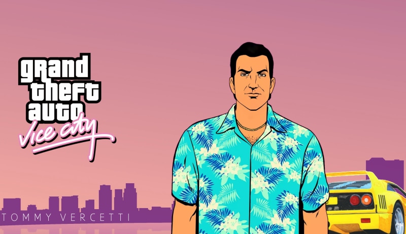 2K, Tommy Vercetti, Grand Theft Auto, Grand Theft Auto: Vice City
