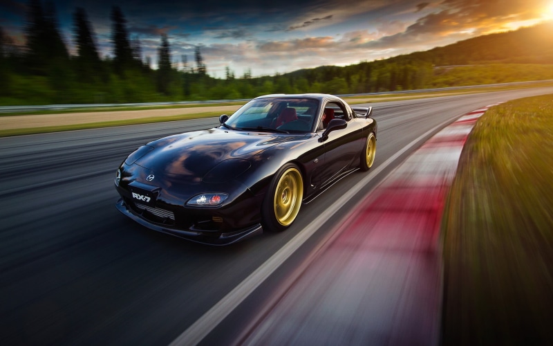 rx7, speed, 1080P, mazda, rx-7, car