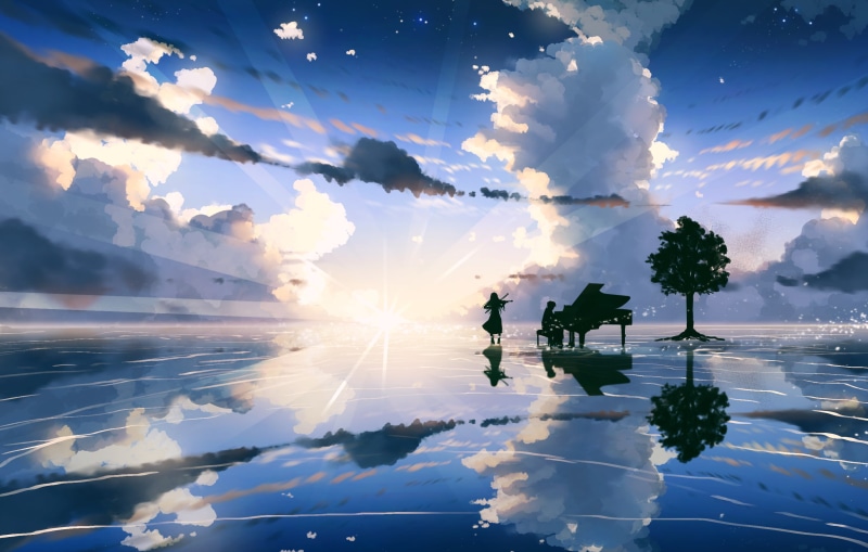 2K, Anime, Kaori Miyazono, Kousei Arima, Your Lie in April