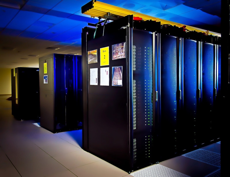 illuminated, internet, Mainframe, blue, department of energy, 162-teraflop peak, entrance, black, equipment, technology, no people, electrical equipment