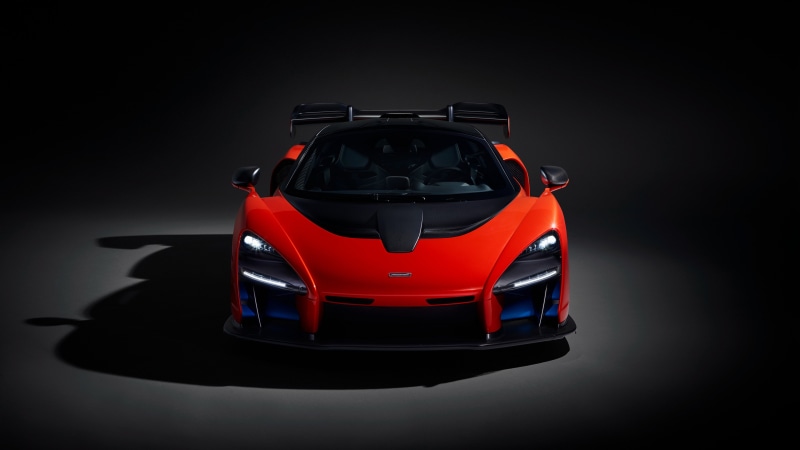 mclaren senna, 4K, race car, vehicle, sports car racing, supercar, sports car, car, red car, mclaren, performance car, hypercar
