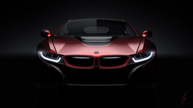 1080P, Lights, Concept, Car, View, Front, BMW