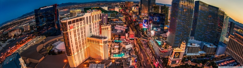 downtown District, manhattan - New York City, 4K, high angle view, landscape, skyscraper, road, Las Vegas, tower, illuminated, modern, panoramic, city street