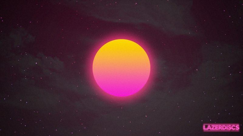 New Retro Wave, synthwave, 1080P, cyberpunk, digital art, neon, space, lasers, 1980s, artwork, Sun