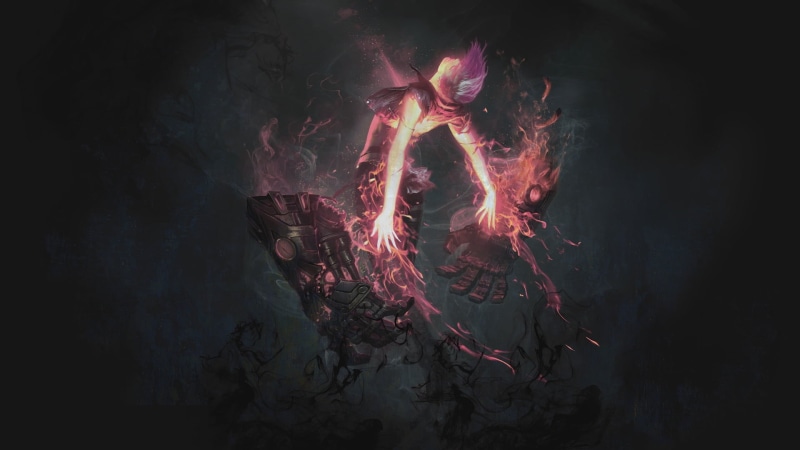casting, no people, pink, motion, outdoors, wall - building feature, painting, light, Vi (League of Legends), 1080P, person, firework, anime, glowing