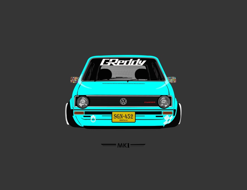 copy space, night, black background, car, cut out, cast, text, transportation, motor vehicle, Volkswagen, toy, model, studio shot, MK1, communication, die